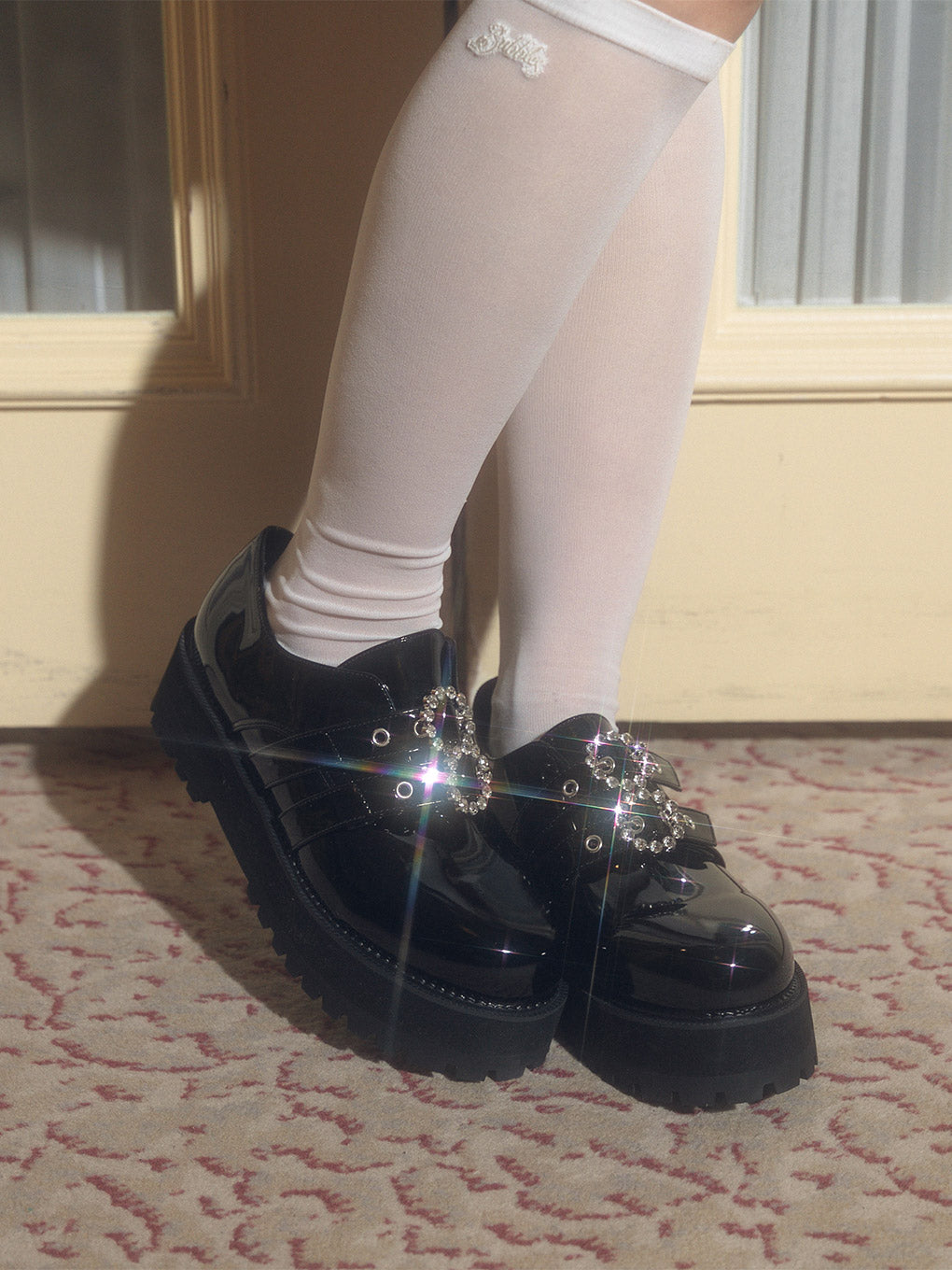 Bubblestokyo] Double Buckle Low Shoes / official overseas online