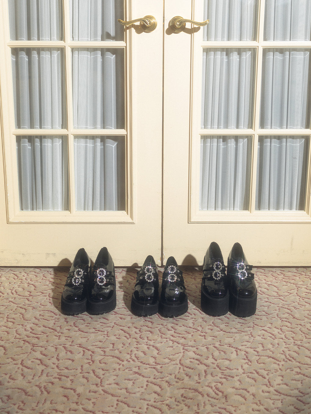 Bubblestokyo] Double Buckle Low Shoes / official overseas online